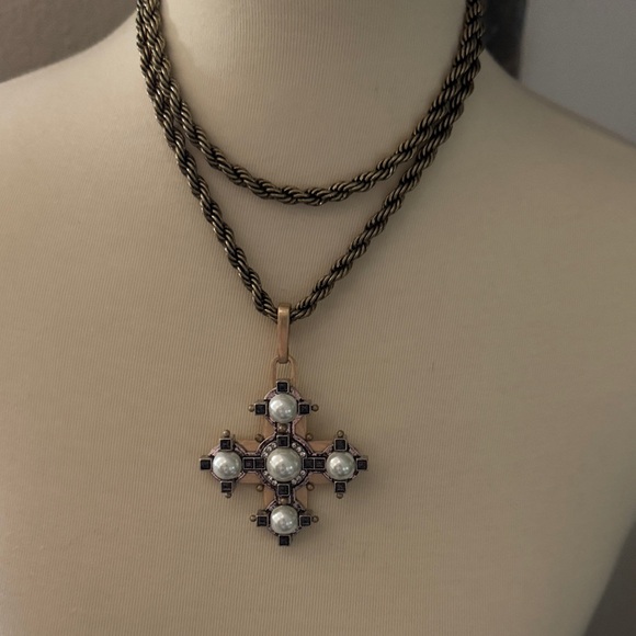 CAbi Jewelry - Cabi Tudor Maltese Cross Necklace